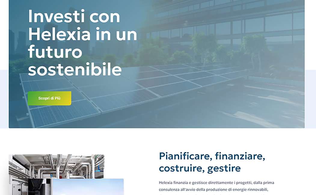 Helexia Italia lancia il nuovo sito web con un focus sull’energia sostenibile